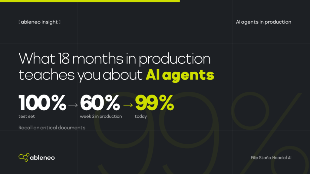 AI agent lifecycle after 1.5 years in production